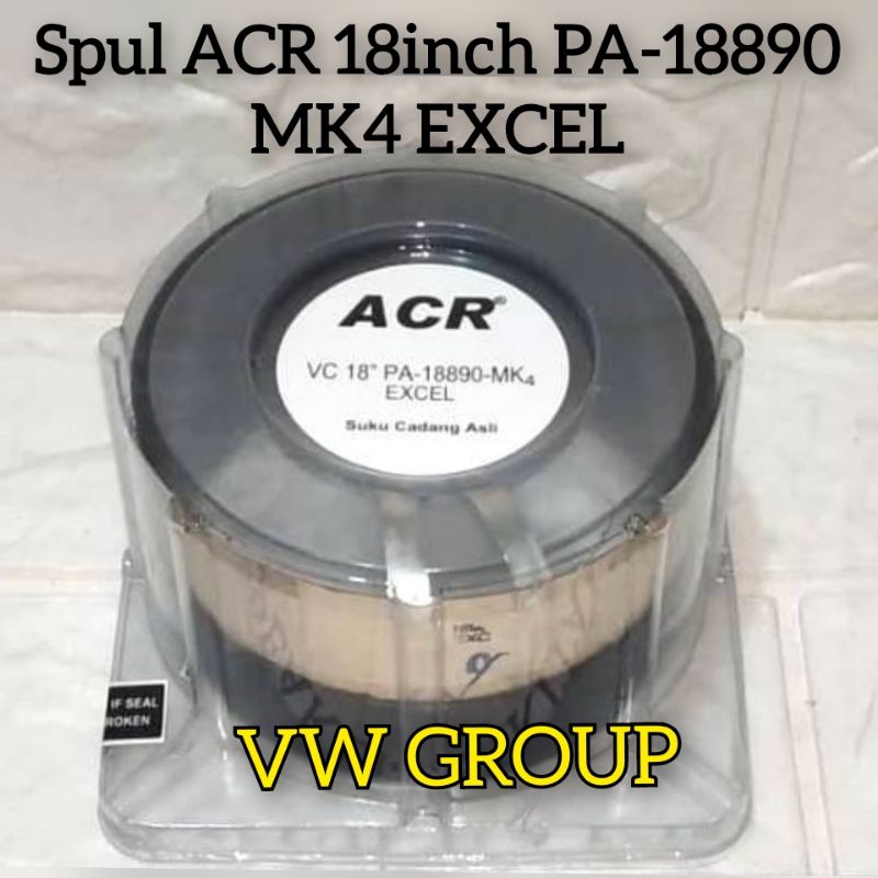 spul voice coil speaker ACR 18 inch PA 18890 MK 4 EXCELLENT ORIGINAL