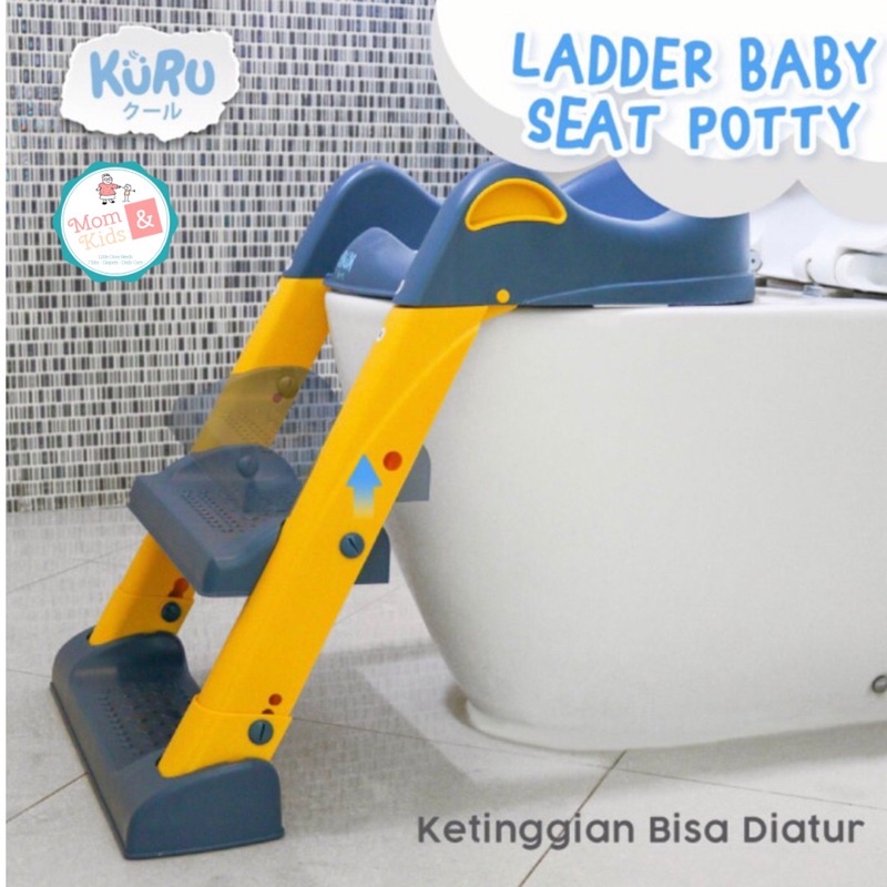 Kuru Potty Training Ladder Step | Pispot Train Tangga Anak Bayi Toilet