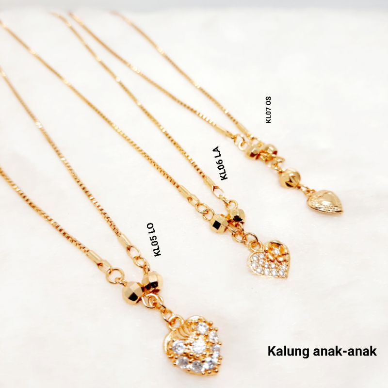 Kalung Anak Xuping emas / Kalung xuping lapis Emas 18k / Aksesoris anak / Kalung anak manis
