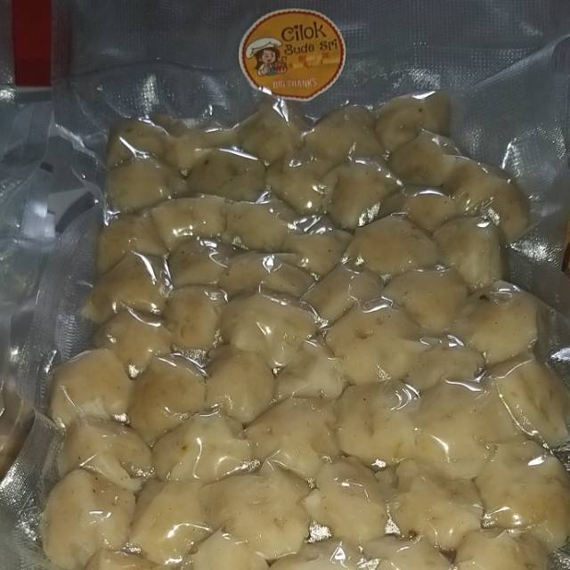 

Cilok isi 50 free sambal bisa di kukus/di goreng