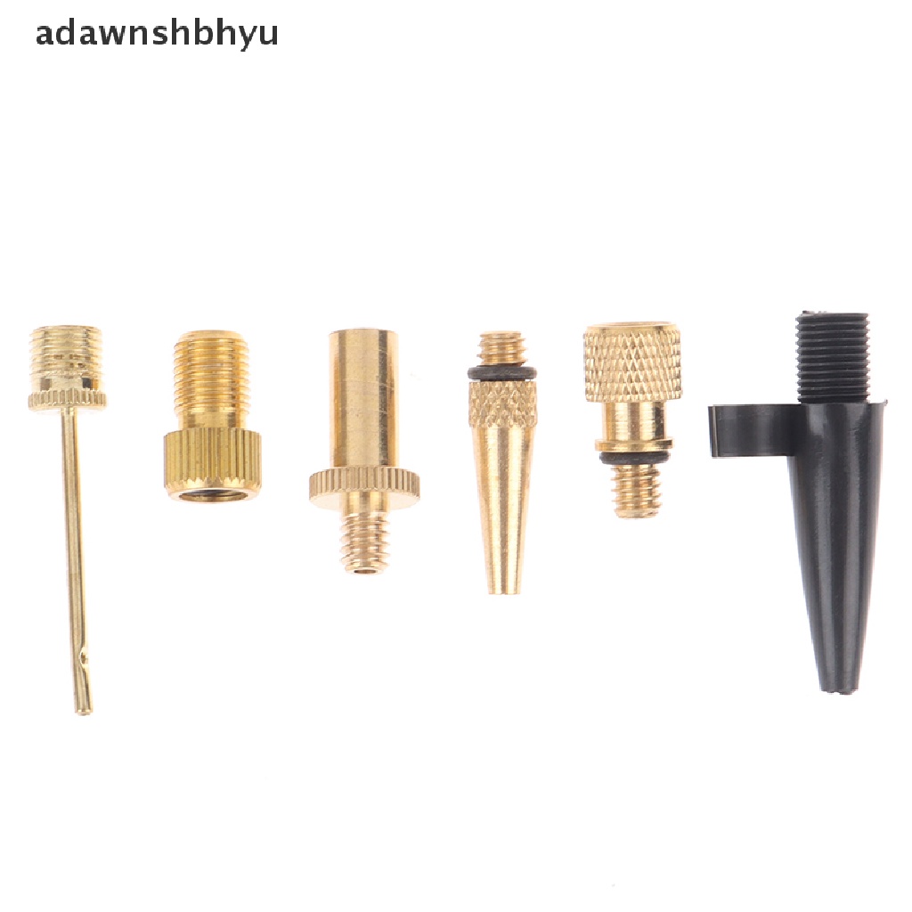 Kit Nozzle Pompa Inflator adawnshbhyu Presta Schrader Valve Adapter Adaptor Klep Sepeda