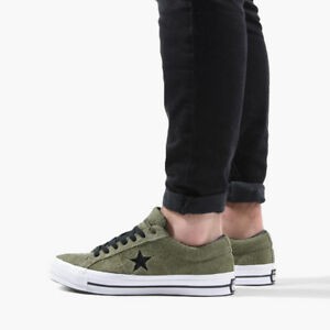 Sepatu Converse One Star Ox Suede Field Surplus White Original