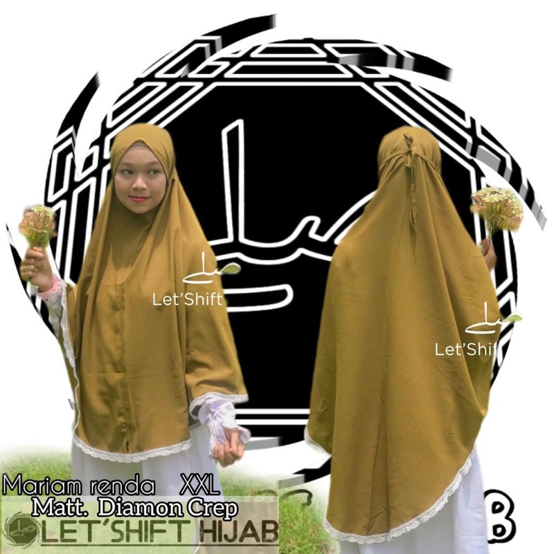 BERGO MARYAM JUMBO /BERGO MARYAM RENDA UKURAN XXL/MARYAM RENDA JUMBO