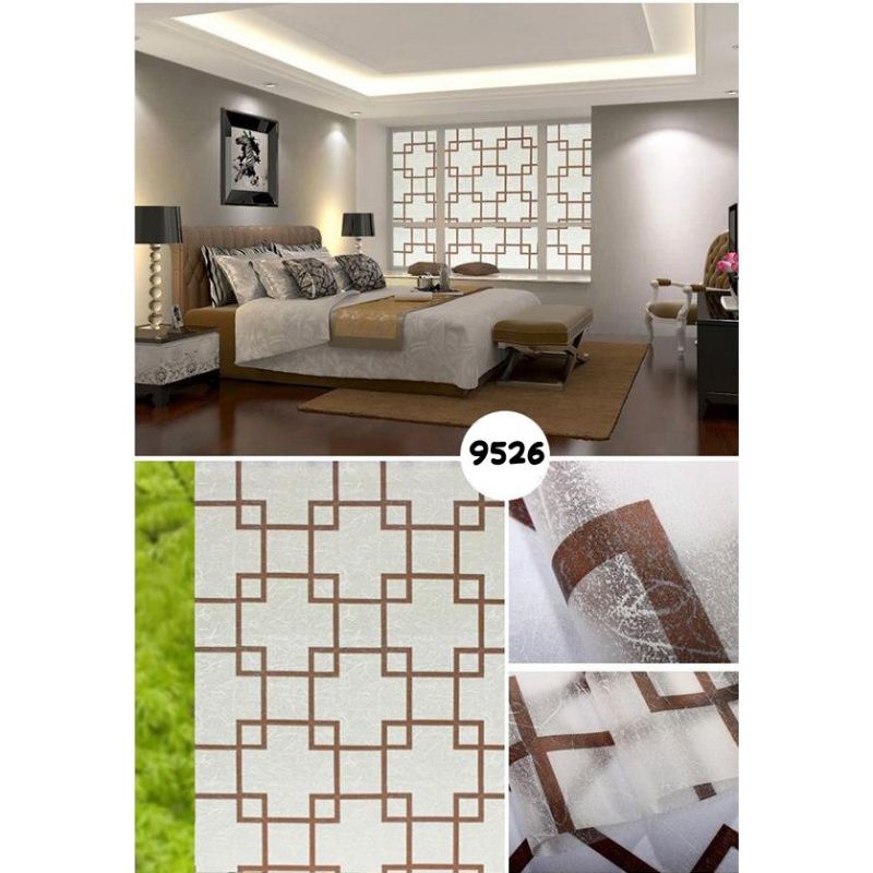 Stiker Kaca 5 meter /  Stiker Jendela Terbaru stiker kaca sticker penutup kaca transparan mirror dek