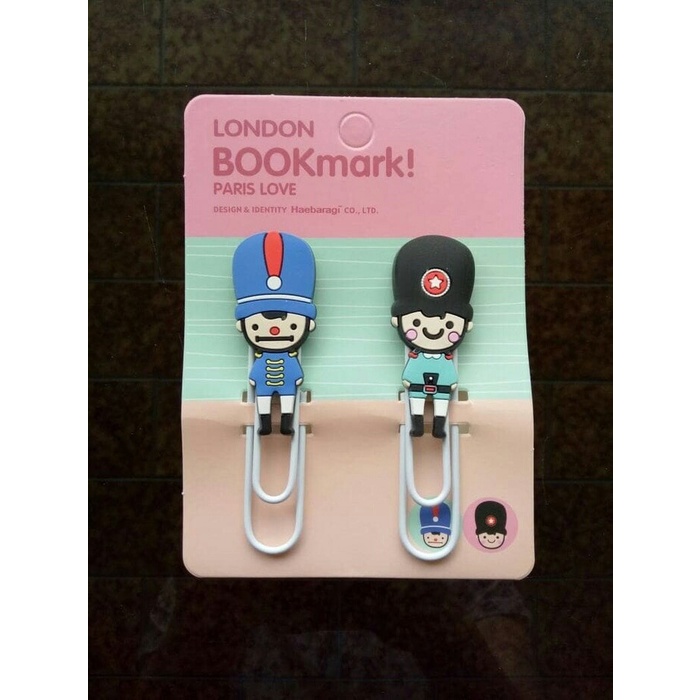 

Limited Murah: Bookmark Clip / Pembatas Buku Unik, Lucu & Keren - London Berkualitas