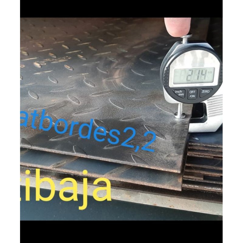 BESI PLAT BORDES 2,7mm (1,22m x 2,44m )