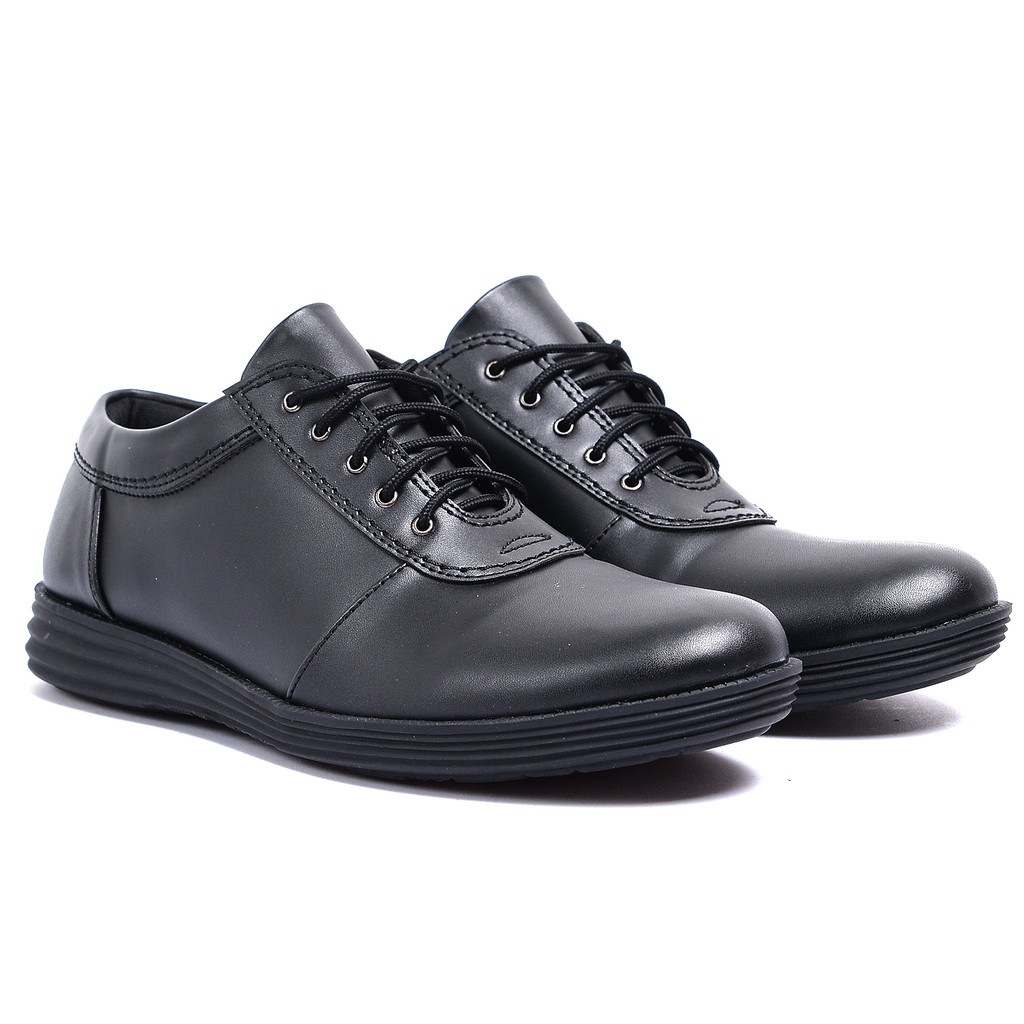 CARLTON BLACK |ManNeedMe x Jack| Sepatu Oxford Pria | Pantofel Formal