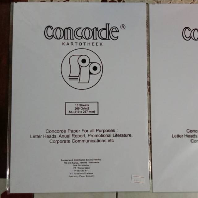 

Kertas Concorde Putih A4