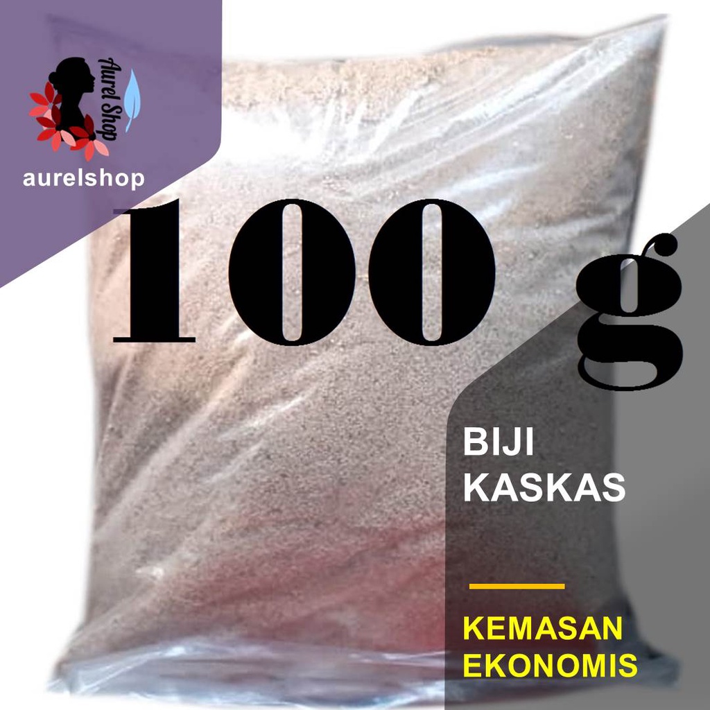 

100 gram Biji Kaskas