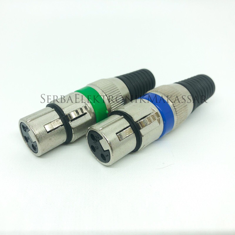 Jack Canon Connector XLR Female Betina Canare 3 Lubang