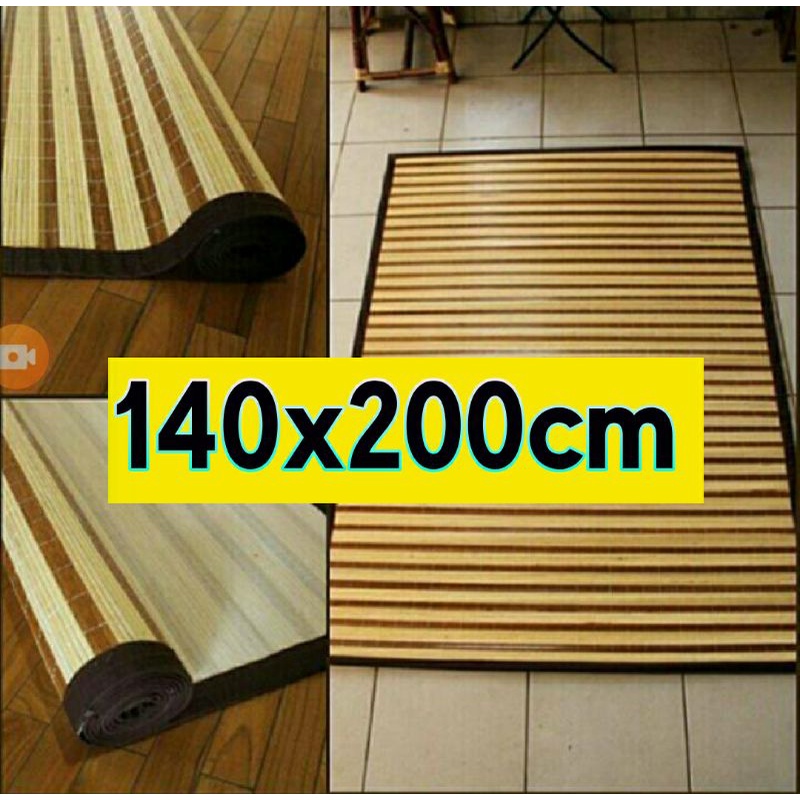 karpet/tikar/tiker rotan lampit motif