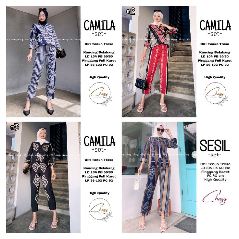 CAMILA  Set Tenun Troso ori | Chasy