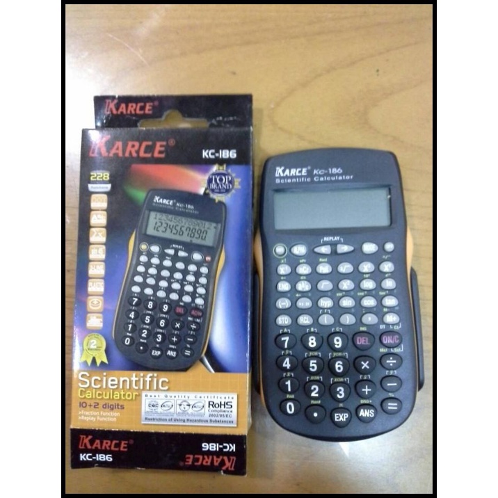 

Calculator Scentific, Karce Kc -186 (10+2 Digits)