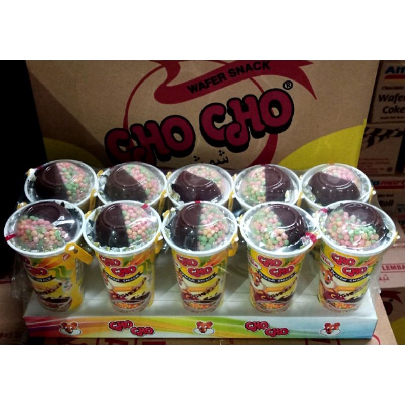 

Chocho Wafer Snack ( Coklat Crispy,cokelat vanilla,cokelat mesis ) @40gr