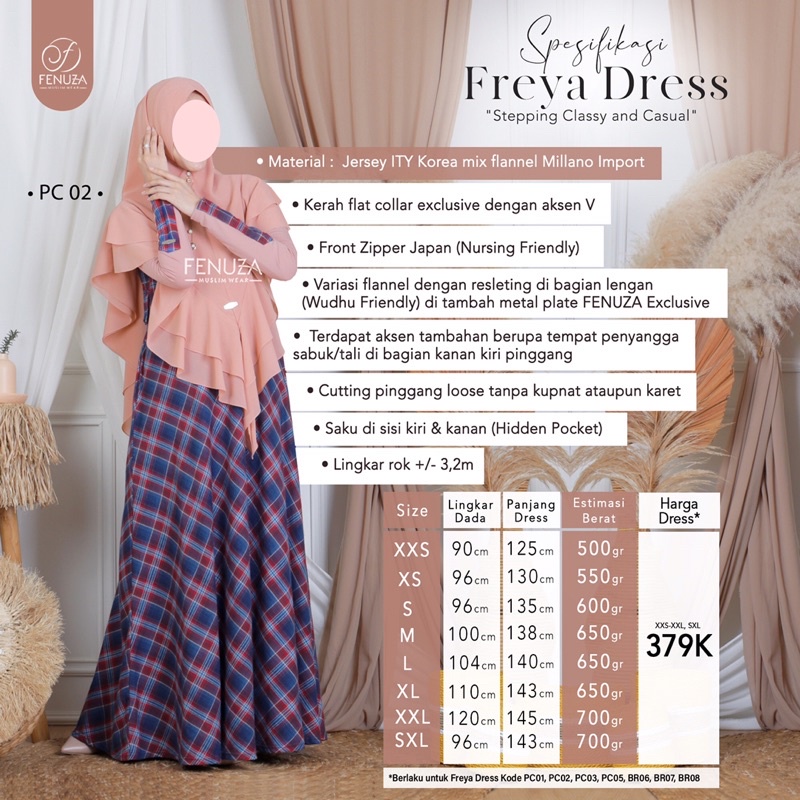 FREYA DRESS BY FENUZA