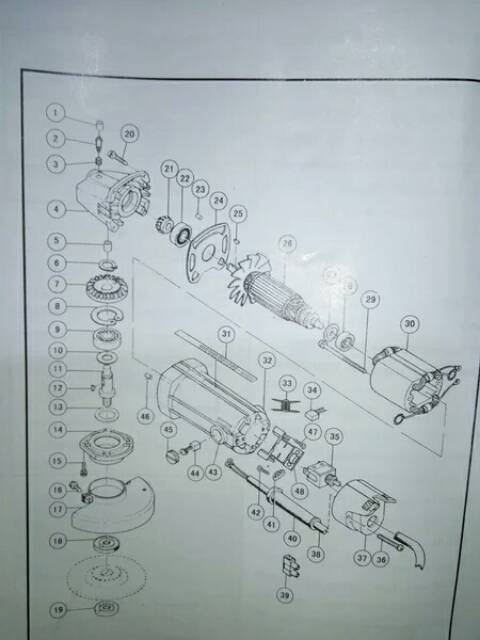 DCA ASM02 100A  Grinder S1M FF02 mesin Gurinda DCA mesin gerinda