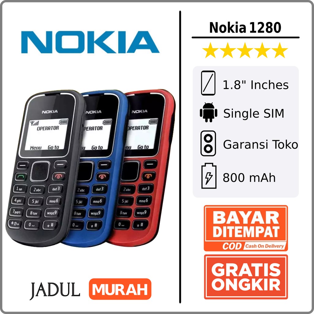 hp jadul murah nokia 1280