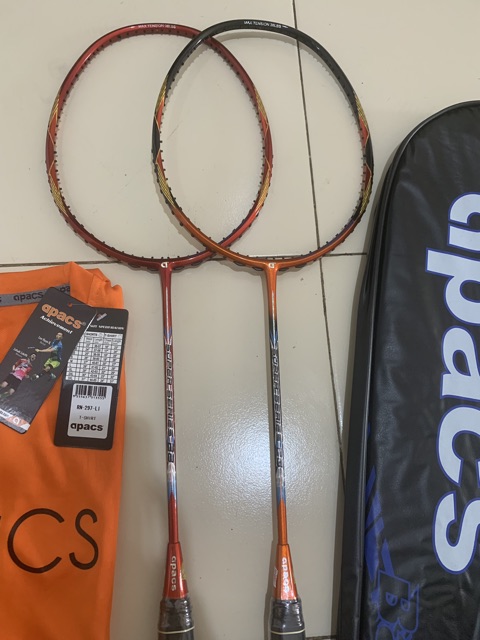 Raket Badminton Apacs Super Series 88 Komplit Tas+Senar+Grip+Kaos Original Bisa 38 Lbs