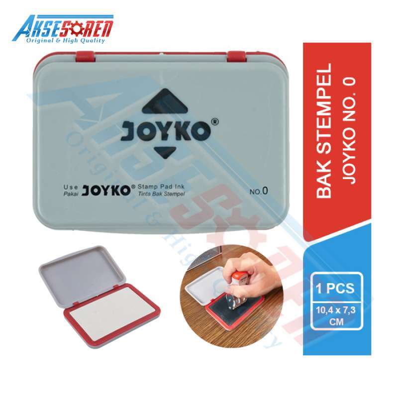 

Stamp Pad Bak Stempel Joyko [No.0] / Bak Stempel Tinta / Tempat Tinta Setempel / Bantalan Stampel