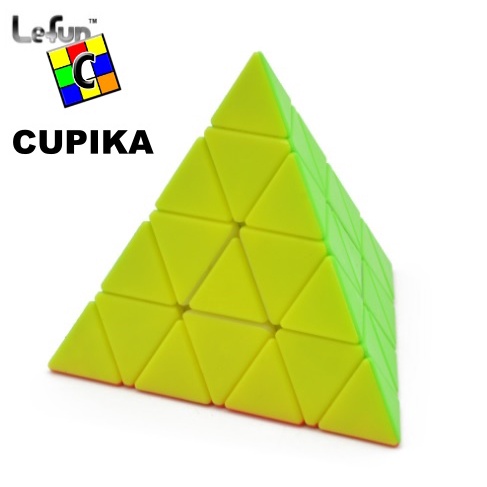 Rubik LEFUN Piramid 4x4 Pyraminx Segitiga Magic Cube Stickerless