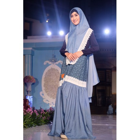 DENIM EDITION "FOTO FASHION 1" GAMIS SYARI ORIGINAL BY JAWHARA SYARI