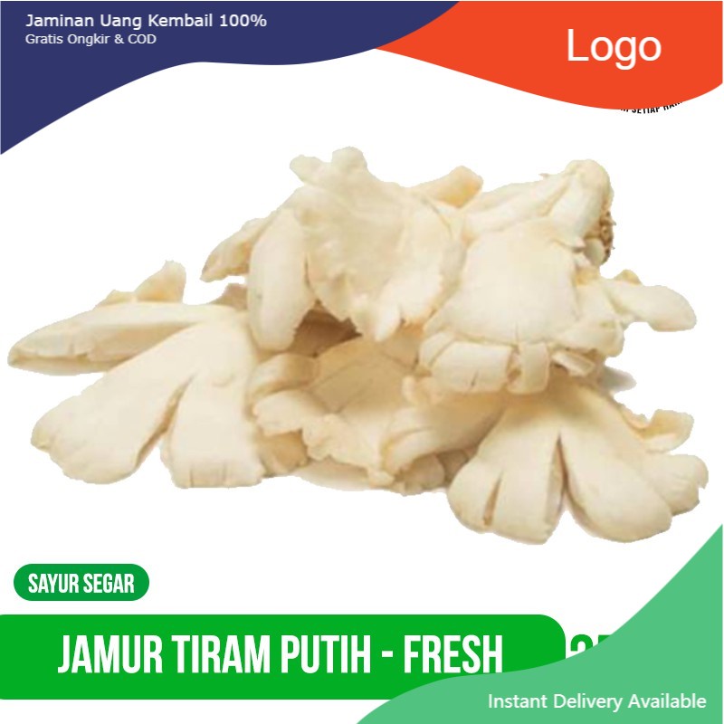 

Jamur Tiram Putih Segar Bandung 250g