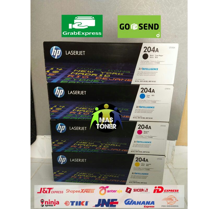 Toner hp laserjet 204a cf510a cf511a cf512a cf513a