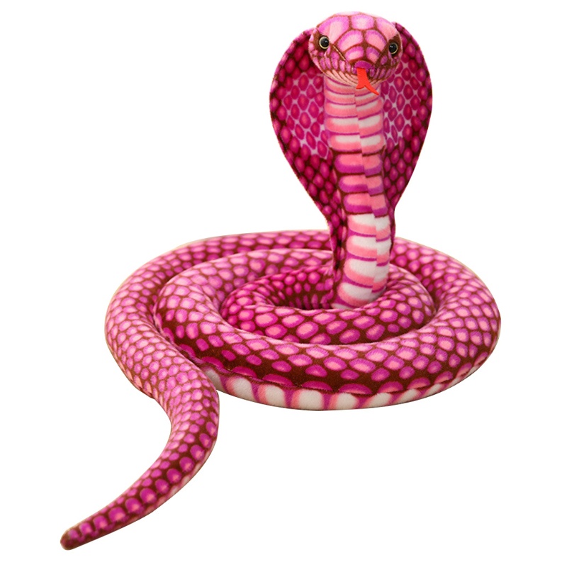 Mary Mainan Besar Plush Figure Snake Simulasi Dapat Dicuci Untuk Cobra Nursery Room Party Su