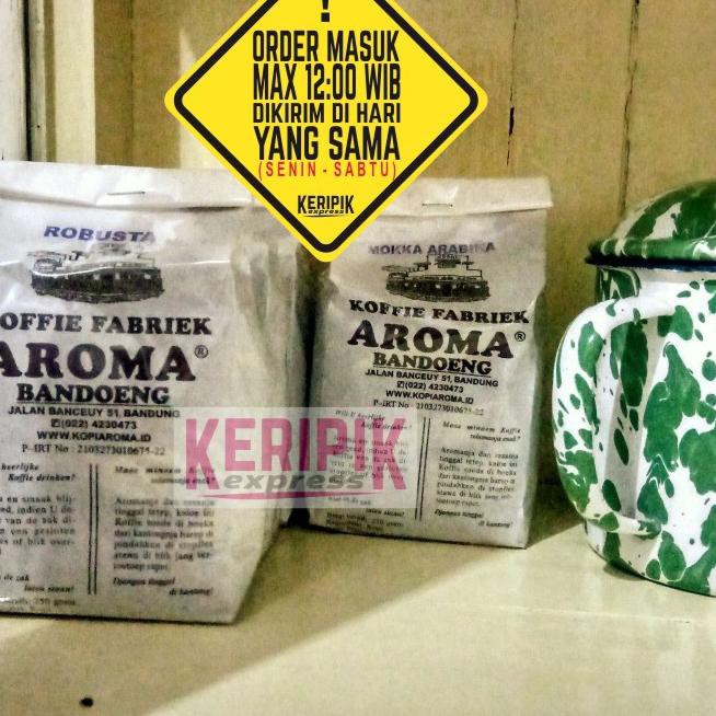 

MAIN SALE Kopi Aroma Bandung Robusta Moka Mokka Arabika Toraja semua Varian 250 gr