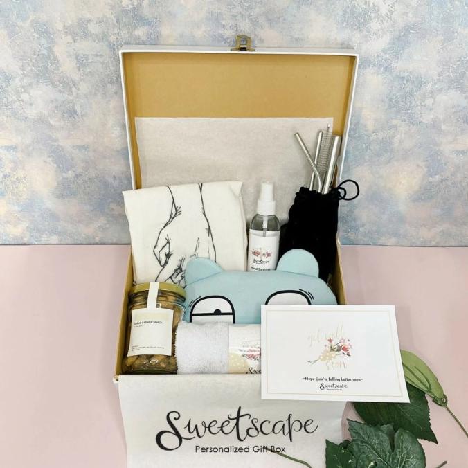 

GIFT BOX PACKAGE 206-PAKET HAMPERS 206 - GET WELL SOON GIFT FGBV61352