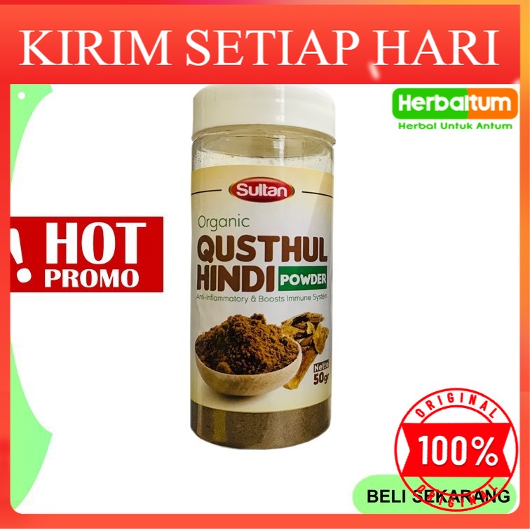 

QISTUL HINDY ORIGINAL / QUSTHUL HINDI BUBUK / BPOM / QUSTHUL HINDI SULTAN 50 GR