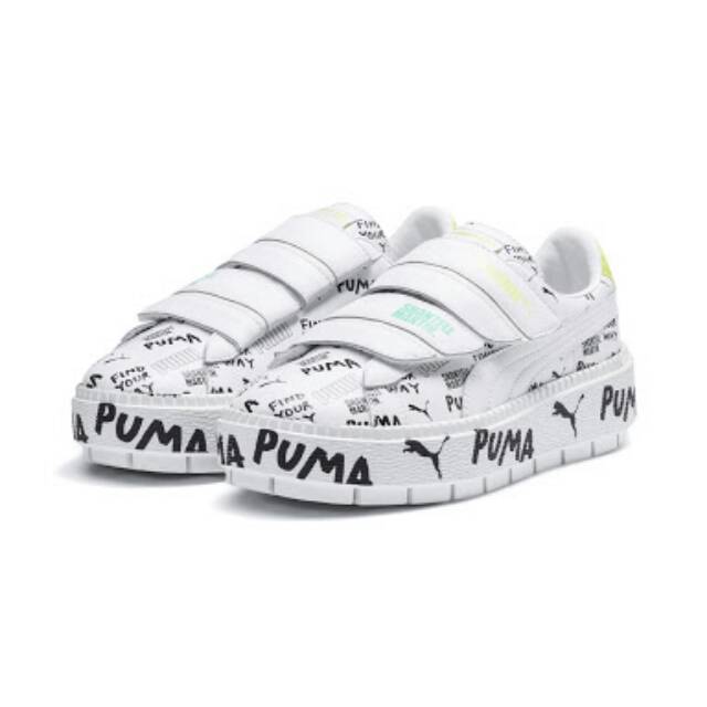 puma x shantell martin platform trace strap women's sneakers