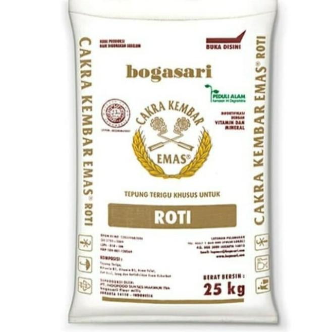 

TEPUNG TERIGU CAKRA KEMBAR EMAS 25 kg