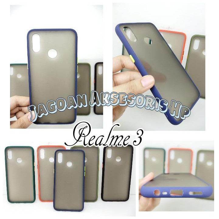 Bumper AERO CASE Realme 3 6.22 inch Premium Hardcase My Choice List Warna Matte