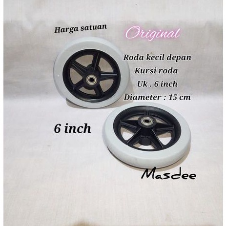 ban depan kursi roda uk 6 inch sperpat kursi roda