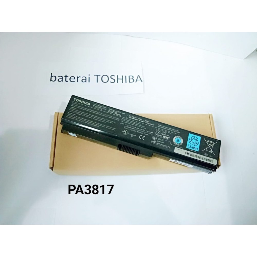 Baterai Toshiba Satellite PA3817U-1BRS L745, L730, L740, L735 ?PA3816U-1BRS,PA3817U-1BRS,PA3818U-1BR