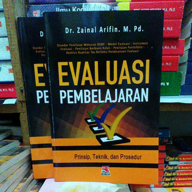 Jual Buku EVALUASI PEMBELAJARAN, By Dr. ZAINAL ARIFIN.M.PD. Indonesia ...