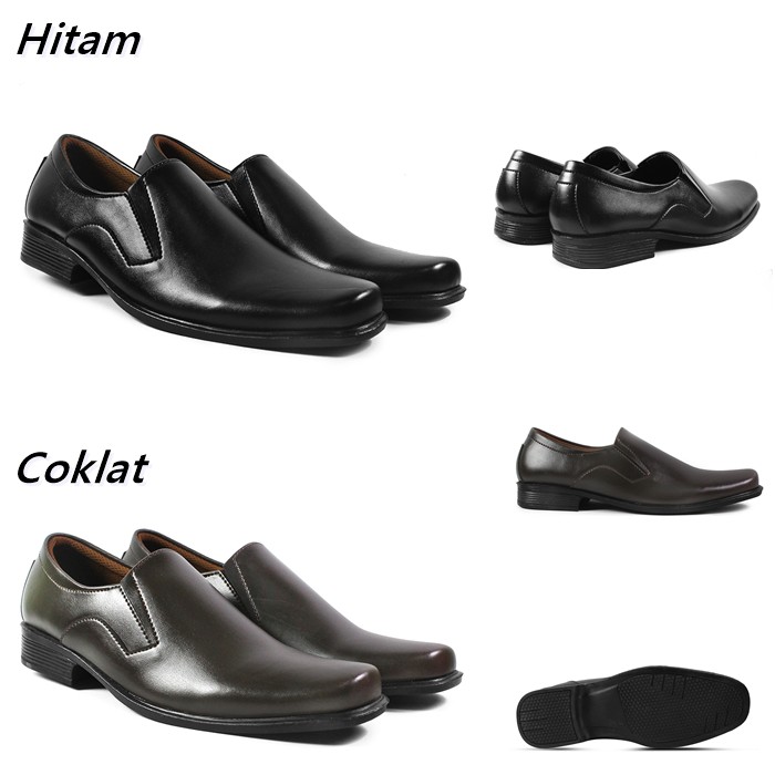 BIG SALE !! Sepatu Casual Formal Pria Pantofel Series Kulit Sintetis Kerja Kantor Murah