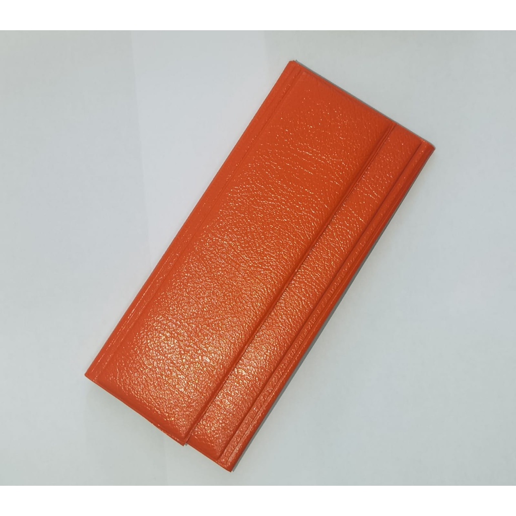 A-ZAHRA DOMPET DISIPLIN KEUANGAN POLOS MINI / DOMPET WALLET 32 SLOT UANG / DOMPET KE UANGAN-ORANGE-MINI