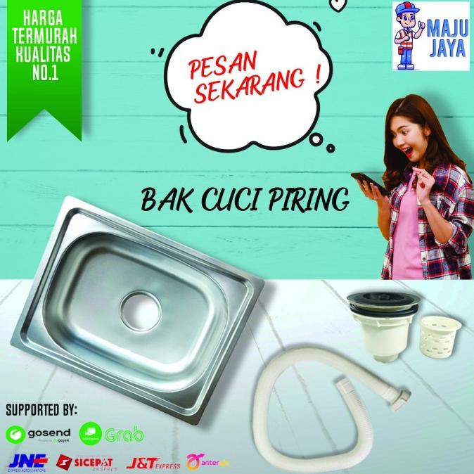 Promo Bak Cuci Piring/Bak Cuci Picing Stainless/Kitchen Sink/Wastafel