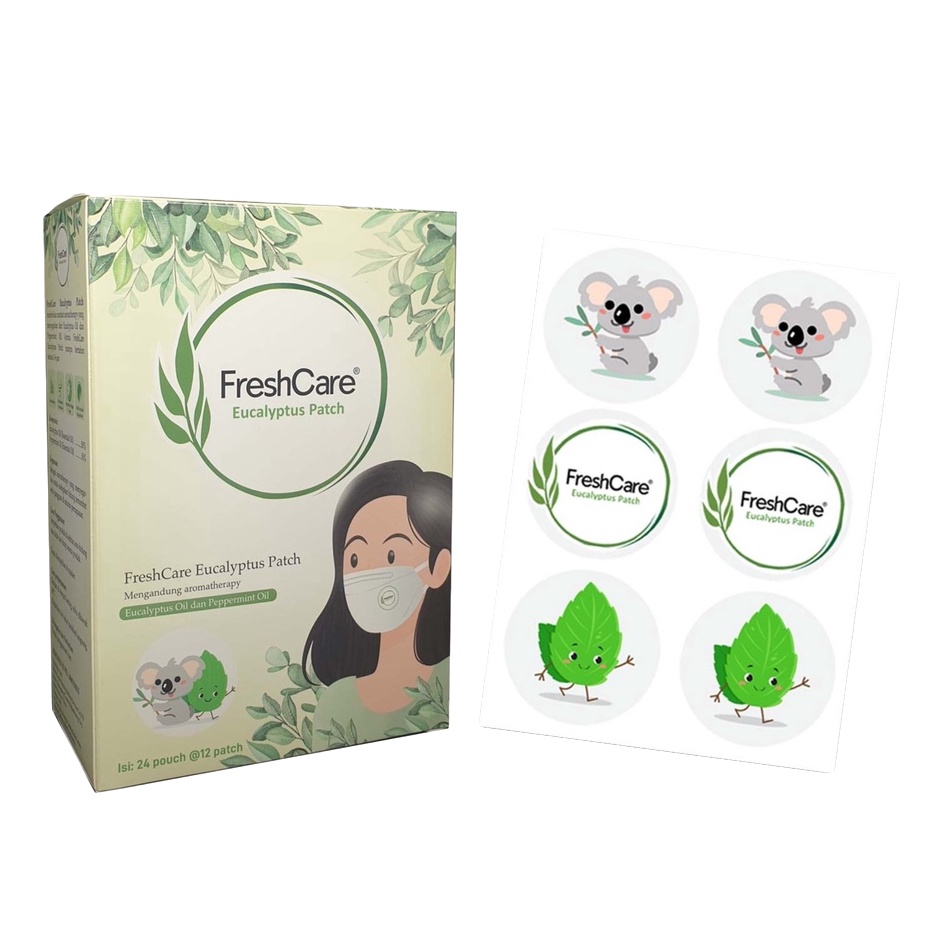 FRESHCARE MASKER EUCALYPTUS PATCH 1 BOX ISI 24 SACHET