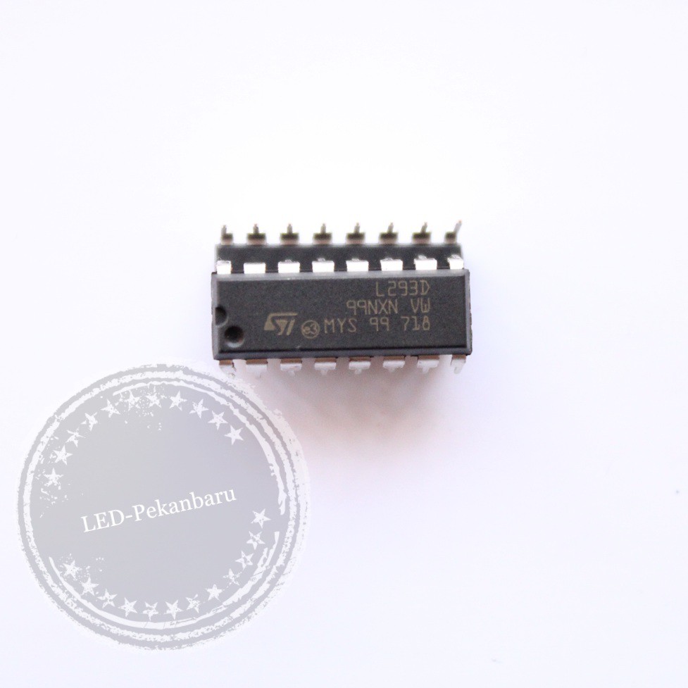 IC L293 L293D DIP-16 4 CHANNEL MOTOR DC STEPPER DRIVER