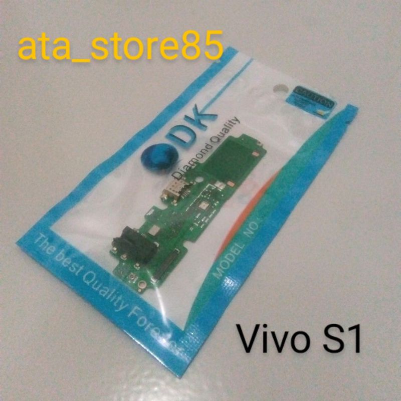 Papan Charger Vivo S1 | VivoS1 PCB UI+Mic Connector Charger Board Konektor Cas Flexible Flexibel Carger Original