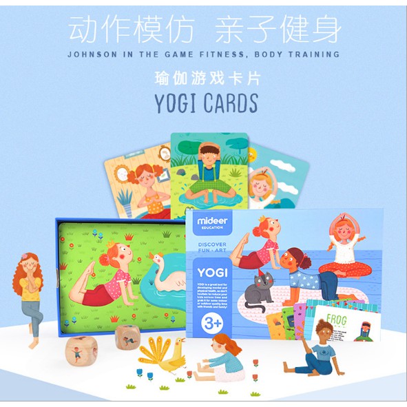 TweedyToys - Mideer Yogi Card Dus / Belajar Yoga Anak