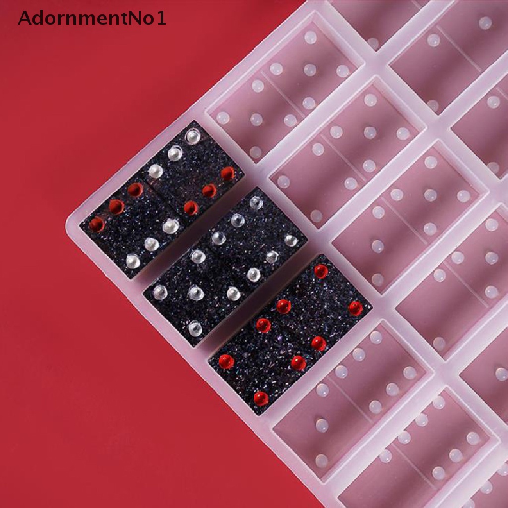 (AdornmentNo1) Cetakan Domino Bahan Silikon Untuk Kerajinan Tangan DIY