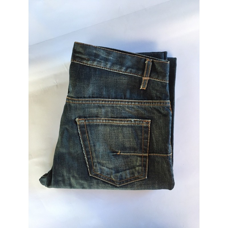 Dior Homme Jeans Denim Authentic Original Ori Italy Itali non Selvedge Selvage Second Preloved Bekas