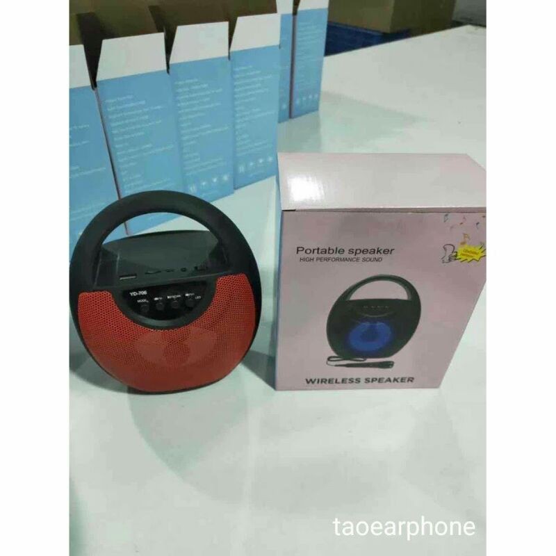 SPEAKER BLEUTOOTH +MIC KARAOKE PORTEBEL WIRELESSPAEKER YD-706