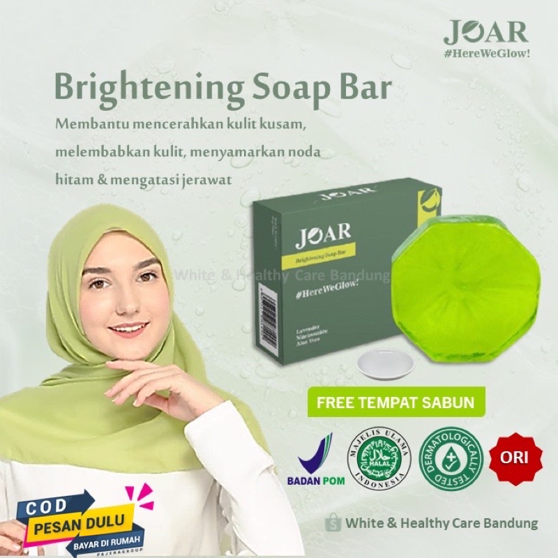 JOAR SKINCARE Paket Brightening Serum dan Facial Soap/Paket Pencerah Wajah/BPOM Original