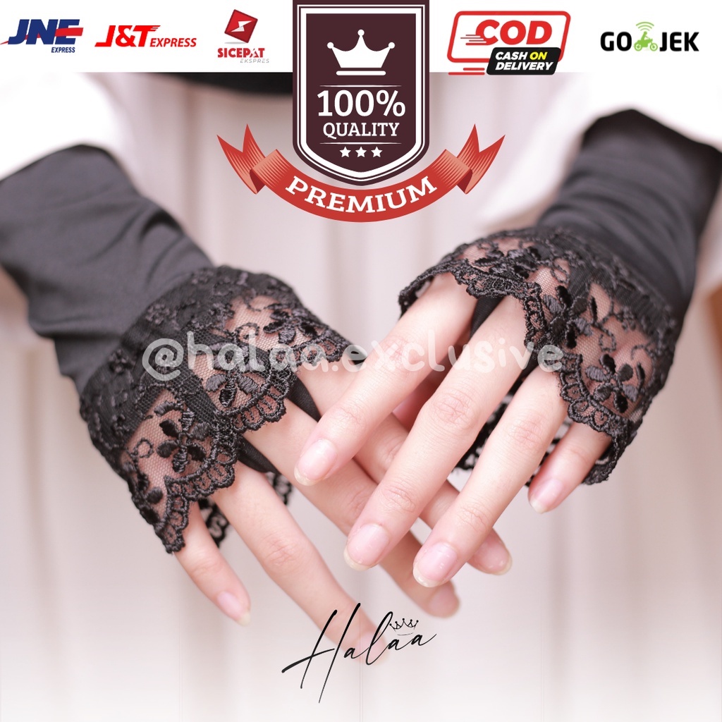 MANSET TANGAN RING RENDA BESAR / HANDSOK RENDA / HANDSOCK RENDA / HANDSOCK CINCIN /HANDSOCK RING RENDA