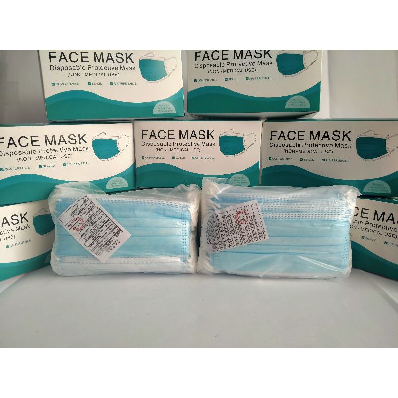 masker 3ply anti debu dan virus covid